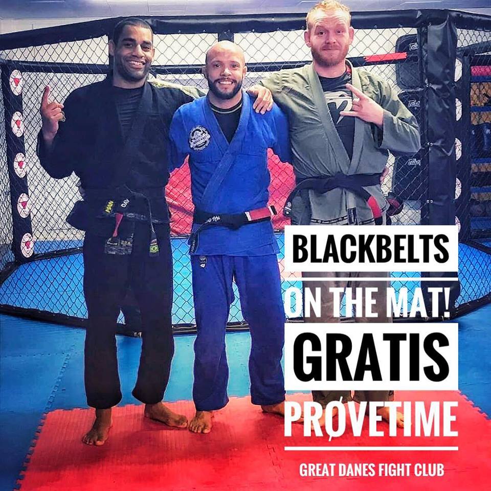 David Rosmon, Luiz Lyra og Mads Maagaard, Sortbælter i BJJ